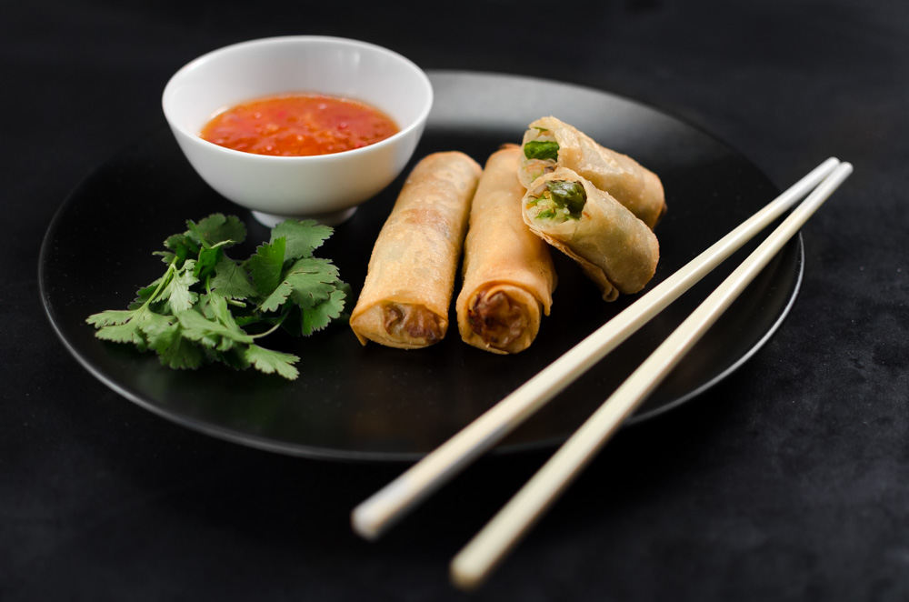 Asparagus Spring Roll | What Dad Cooked